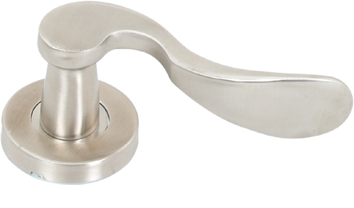 Indobrass Stainless Steel S Type Mortise Handle, On rose