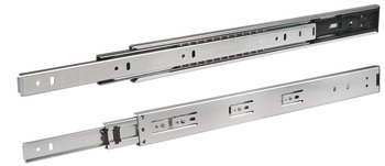 Hafele heavy duty full extension Drawer Runner/runners System | Ball Bearing Channel Fitting for Kitchen | Single Extension | Steel | Soft Close | 500 mm - telescopic channel price
