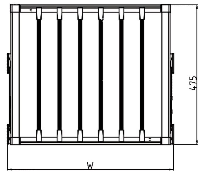 Hafele Pull Out | 600 mm Trouser Rack Kitchen Fitting and 9 Adjustable Braces - Buy at Best Price in India