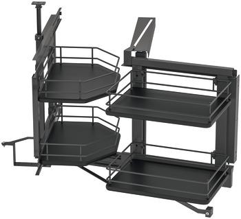 Hafele Pull Out and Turn for Corner Cabinets (542.00.304)
