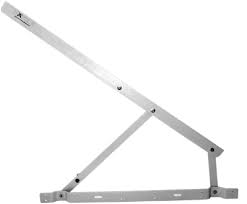 Hafele Steel Gas Spring for Economical Bed Fittings in Grey finish | For 5 mm Bed Fittings Lift-ups| 2000N