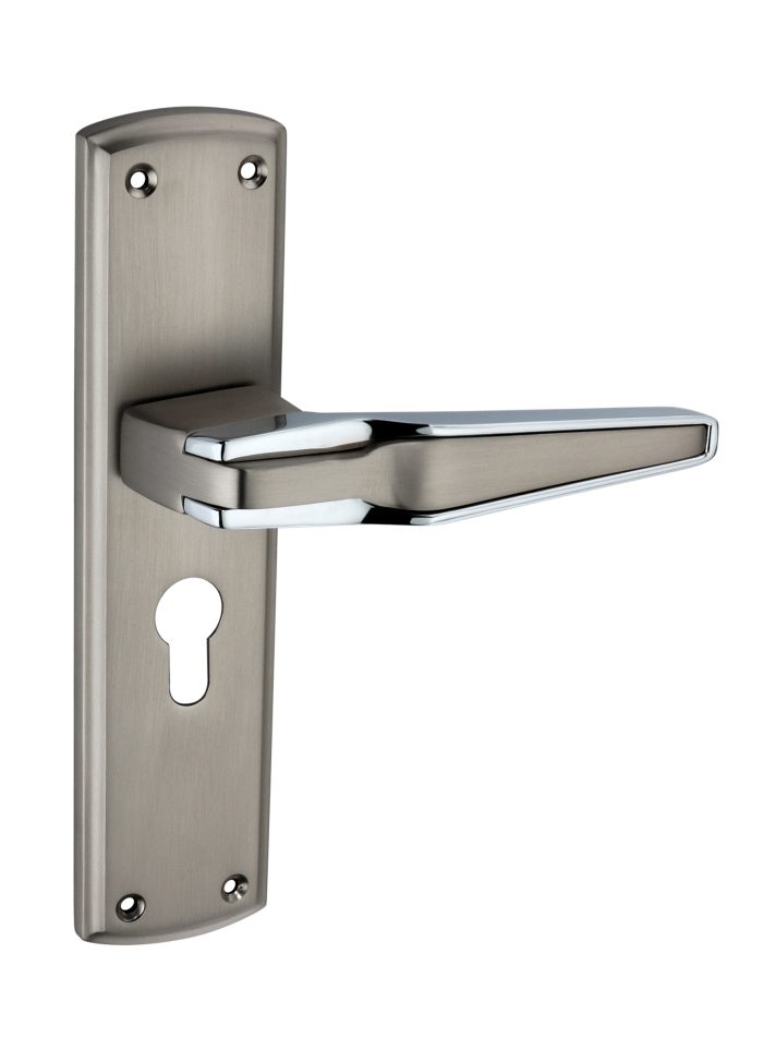 Georgia Model Dezire Mortise Door Handle Set With Cy/Ky Lock Set