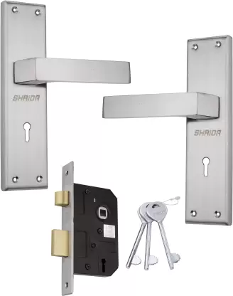 Shrida 423 SS Mortise Handle and Lock Set