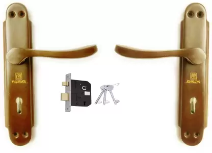 Shrida 501 Iron Mortise Handle and Lock Set