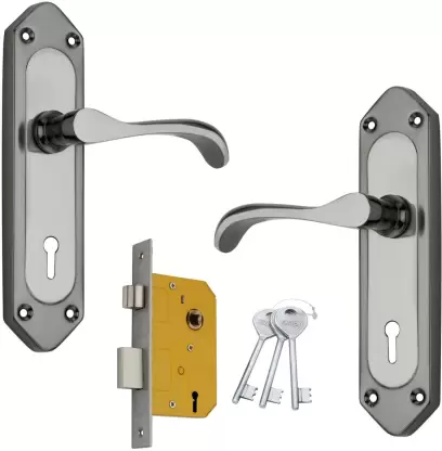 Shrida 510 Iron Mortise Handle and Lock Set