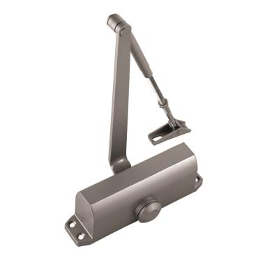 Ozone Rack and Pinion Overhead Door Closer (NSK-640E STD) Silver hydraulic heavy duty