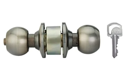 Godrej Classic Cylindrical Key Lock Antique Gold Brass 