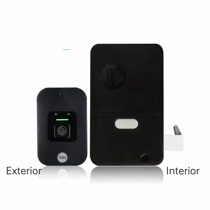 Yale Wardrobe Lock | FP-OP-F- B-02 | Fingerprint | Black