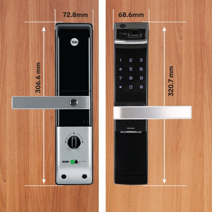 Yale YDM 4109- A Series | Biometric Smart Lock | Black | Mortise at best price