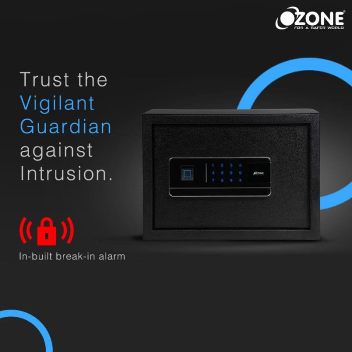 Electronic safes by ozone