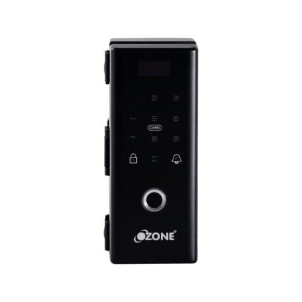 Ozone Glass door smart lock (OZ-FGL-Life G2W) wifi lock price in black finish
