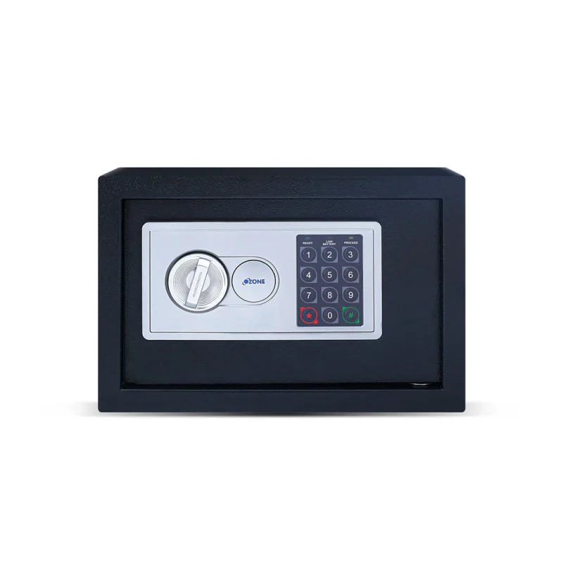 Ozone Bas i10 | Digital Safe | 7.9 Litres | Alloy Steel | Black & White digital safes price