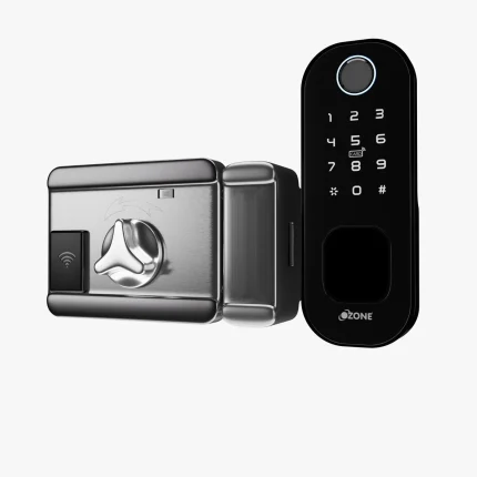 Ozone Lock for Door - Cleo Life Wi-Fi Smart Digital Locks with 5-way Access for Glass Doors | Black, price