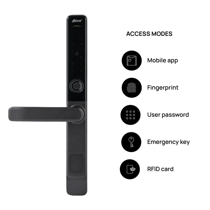 Ozone Narrow Style Wi-Fi Smart Lock gallery