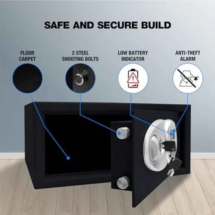 Ozone Tusker NXT safes in black colour