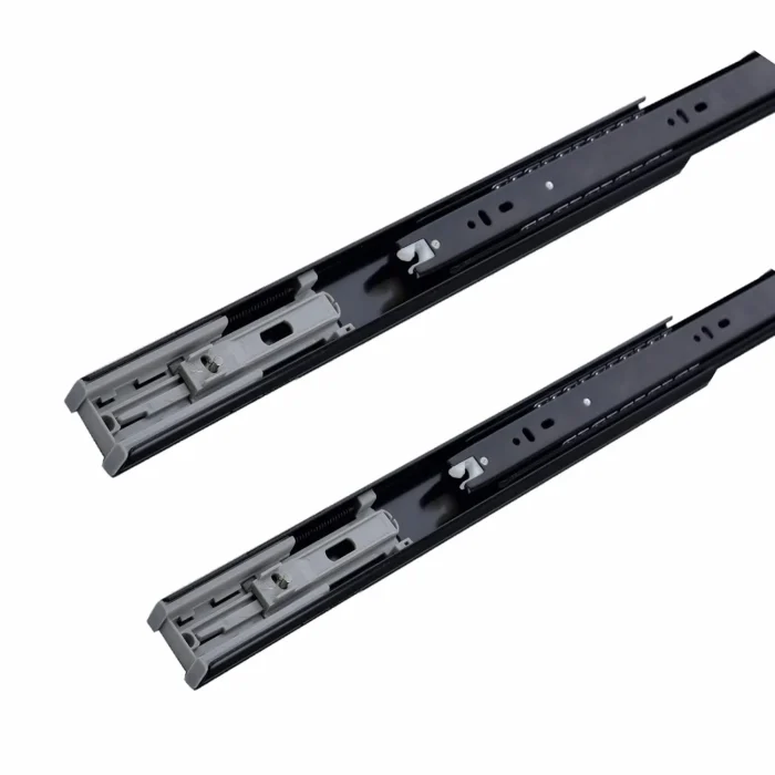 Godrej Modular Kitchen Drawer Channels | 35 Kg | Black | Ball Bearing Kitchen Runner | Steel, price