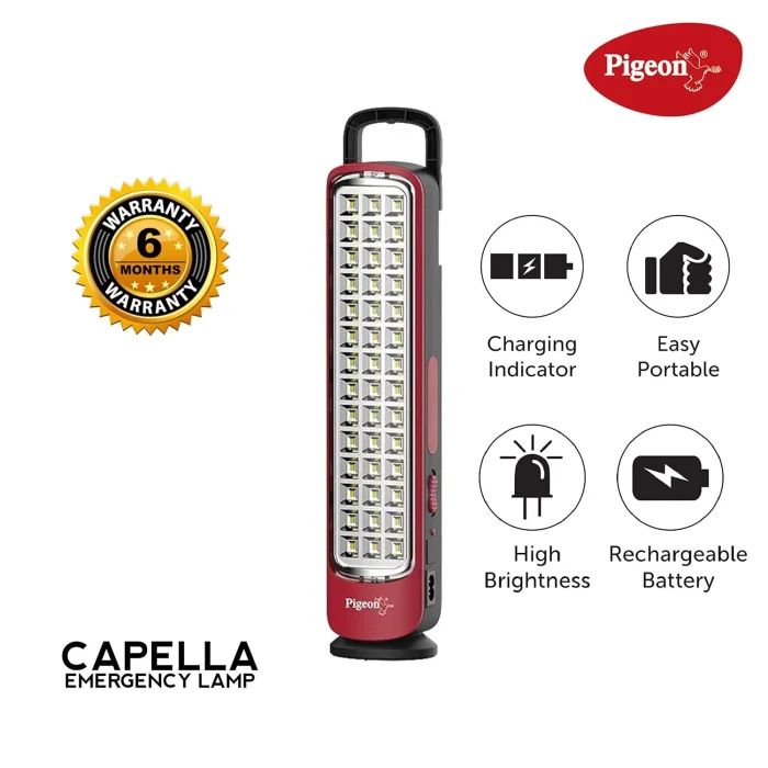 Pigeon Capella LED Rechargeable Emergency Lamp