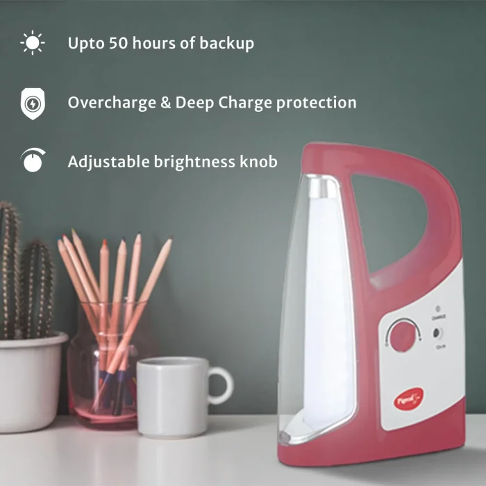 Pigeon Gleam LED Rechargeable Emergency Lamp