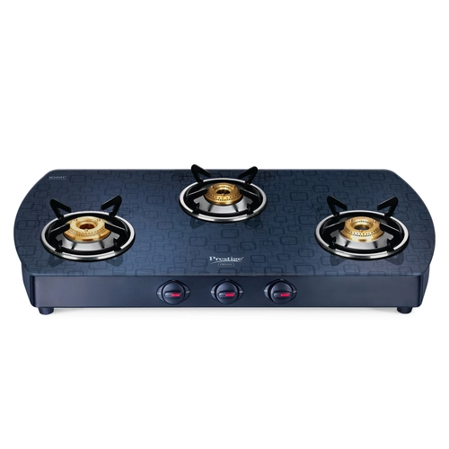 Prestige Gas Stove with 3 Burners Premia Schott Glass - GTS 03L (D)